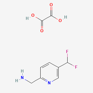 [5-(Difluoromethyl)-2-pyridyl]methanamine oxalic acid
