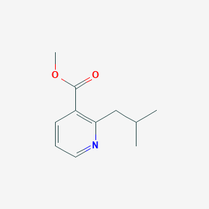 B6295057 Methyl 2-isobutylpyridine-3-carboxylate CAS No. 2121828-09-7