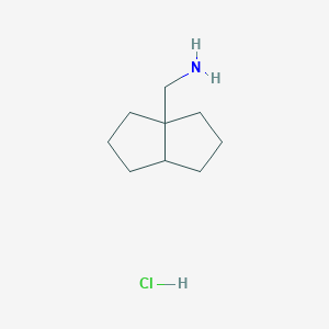 molecular formula C9H18ClN B6295155 1-(Octahydropentalen-3a-yl)methanamine hydrochloride CAS No. 2341841-10-7