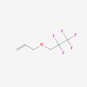molecular formula C6H7F5O B062952 Allyl 2,2,3,3,3-pentafluoropropyl ether CAS No. 186907-75-5