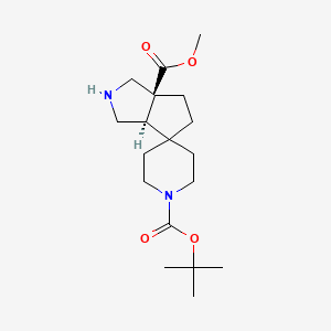 1'-t-Butyl 6a-methyl hexahydro-1H-spiro[cyclopenta[c]pyrrole-4,4'-piperidine]-1',6a-dicarboxylate