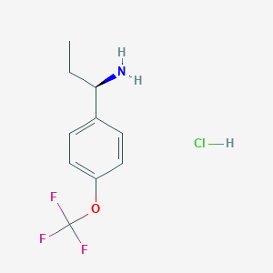 (R)-1-(4-(Trifluoromethoxy)phenyl)propan-1-amine hydrochloride