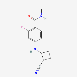 4-(2-Cyano-cyclobutylamino)-2-fluoro-N-methyl-benzamide
