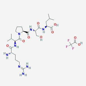 molecular formula C27H47F3N8O9 B6295336 Ovotransferrin (328-332) Trifluoroacetate CAS No. 1226776-54-0