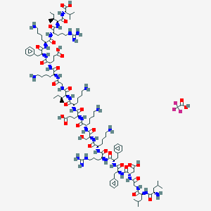 molecular formula C121H197F3N32O31 B6295437 LL-37 LLG Trifluoroacetate CAS No. 740800-39-9