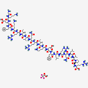molecular formula C121H203F3N38O30 B6295458 LL-37 GKE Trifluoroacetate CAS No. 913736-92-2