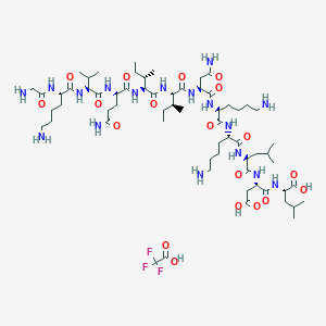 molecular formula C64H114F3N17O19 B6295494 Tau Peptide (273-284) Trifluoroacetate CAS No. 1663490-91-2