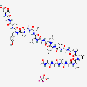 molecular formula C99H161F3N20O26 B6295603 Ac-Ala-Ala-Val-Ala-Leu-Leu-Pro-Ala-Val-Leu-Leu-Ala-Leu-Leu-Ala-Pro-Tyr-Val-Ala-Asp-al.TFA CAS No. 201608-12-0
