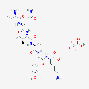 molecular formula C36H60N8O9 B6295714 Acetyl-PHF6 amide TFA CAS No. 329897-62-3