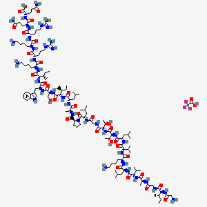 molecular formula C133H229F3N38O34 B6295716 Melittin (free acid) Trifluoroacetate CAS No. 123168-46-7