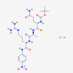 Boc-Gln-Ala-Arg-pNA Hydrochloride