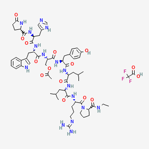 (Des-Gly10,Ser(Ac)4,D-Leu6,Pro-NHEt9)-LHRH Trifluoroacetate