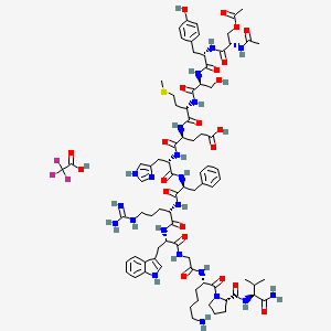 molecular formula C81H112F3N21O22S B6295931 (Diacetyl)-a-MSH Trifluoroacetate CAS No. 71952-90-4