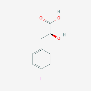 molecular formula C9H9IO3 B6295978 (S)-2-羟基-3-(4-碘苯基)丙酸 CAS No. 2135332-74-8