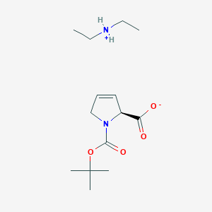 (2S)-1-(t-Butoxycarbonyl)-2,5-dihydro-1H-pyrrole-2-carboxylic acid diethylammonium salt