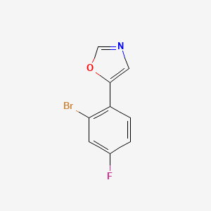 5-(2-Bromo-4-fluorophenyl)-1,3-oxazole