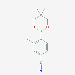 4-(5,5-Dimethyl-1,3,2-dioxaborinan-2-yl)-3-methyl-benzonitrile