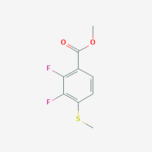molecular formula C9H8F2O2S B6296183 Methyl 2,3-difluoro-4-(methylthio)benzoate CAS No. 2116757-65-2