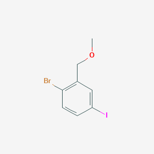 1-Bromo-4-iodo-2-(methoxymethyl)benzene