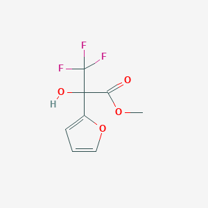 Methyl 3,3,3-trifluoro-2-(2-furyl)-2-hydroxypropanoate, 97%