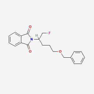 N-[1-(Fluoromethyl)-4-(benzyloxy)butyl]phthalimide