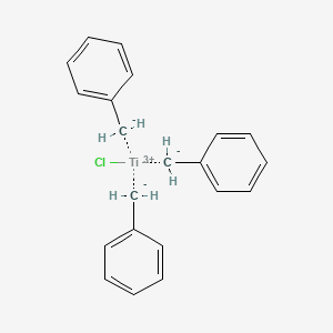 molecular formula C21H21ClTi B6296556 tribenzylchlorotitanium CAS No. 18889-27-5