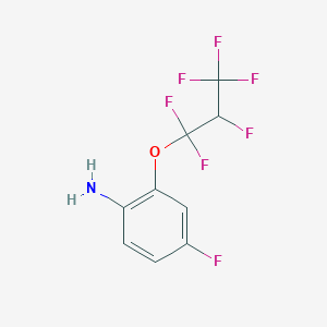 4-Fluoro-2-(1,1,2,3,3,3-hexafluoropropoxy)aniline