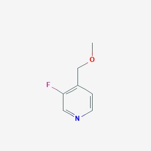 molecular formula C7H8FNO B6296691 3-Fluoro-4-(methoxymethyl)pyridine CAS No. 2379321-74-9