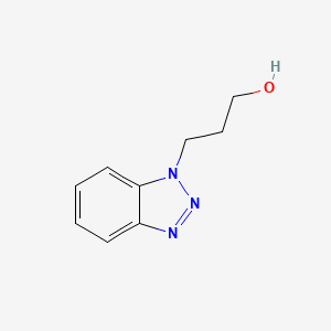 molecular formula C9H11N3O B6296840 3-(1H-1,2,3-benzotriazol-1-yl)propan-1-ol CAS No. 69218-34-4