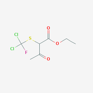B6296894 2-(Dichlorofluromethylthio)-3-oxo-butyric acid ethyl ester, 97% CAS No. 42105-35-1