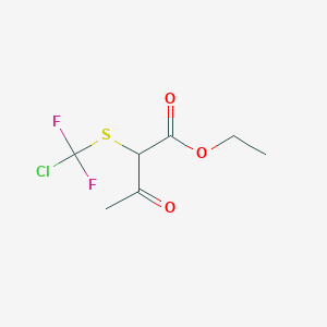 B6296899 2-(Chlorodifluoromethylthio)-3-oxo-butanoic acid ethyl ester CAS No. 42092-84-2