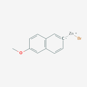 molecular formula C11H9BrOZn B6297036 6-Methoxy-2-naphthylzinc bromide CAS No. 1649937-42-7