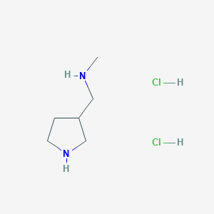 molecular formula C6H16Cl2N2 B6297040 N-methyl-1-pyrrolidin-3-yl-methanamine;dihydrochloride CAS No. 132306-06-0