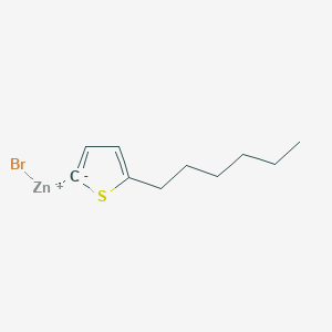 molecular formula C10H15BrSZn B6297058 5-Hexyl-2-thienylzinc bromide CAS No. 1558025-72-1
