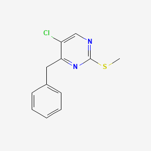 molecular formula C12H11ClN2S B6297125 4-Benzyl-5-chloro-2-(methylthio)pyrimidine CAS No. 118506-86-8