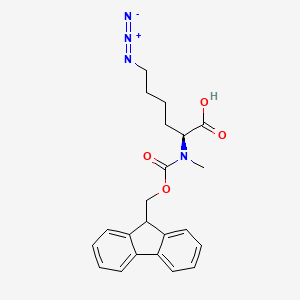 molecular formula C22H24N4O4 B6297240 Fmoc-L-MeLys(N3)-OH 