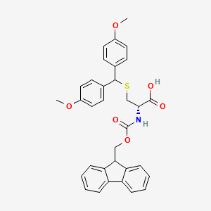molecular formula C33H31NO6S B6297262 Fmoc-D-Cys(Ddm)-OH CAS No. 2389078-79-7