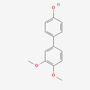 molecular formula C14H14O3 B6297333 4-(3,4-Dimethoxyphenyl)phenol CAS No. 17190-05-5