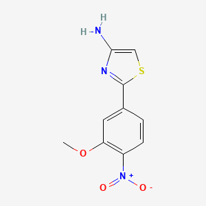 2-(3-Methoxy-4-nitrophenyl)thiazol-4-amine