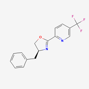 (S)-4-Benzyl-2-(5-(trifluoromethyl)pyridin-2-yl)-4,5-dihydrooxazole