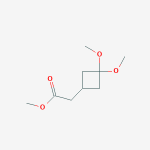 Methyl 2-(3,3-dimethoxycyclobutyl)acetate