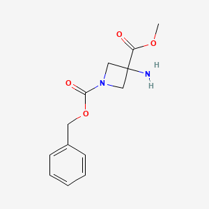 O1-Benzyl O3-methyl 3-aminoazetidine-1,3-dicarboxylate