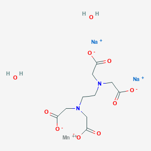 molecular formula C10H16MnN2Na2O10 B6297571 EDTA manganese disodium salt dihydrate, 93%, for synthesis CAS No. 73637-20-4