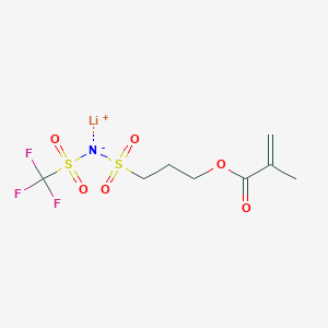 molecular formula C8H11F3LiNO6S2 B6297640 MTFSILi CAS No. 1426833-00-2