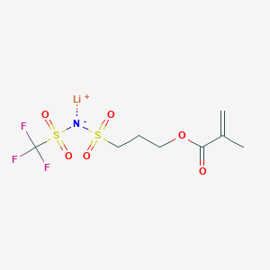 molecular formula C8H11F3LiNO6S2 B6297640 MTFSILi, 93% CAS No. 1426833-00-2