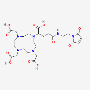 molecular formula C25H38N6O11 B6297660 Maleimide-DOTA-GA 