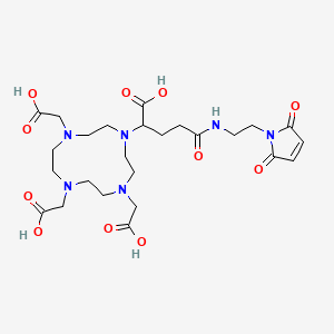 molecular formula C25H38N6O11 B6297660 Maleimide-DOTA-GA CAS No. 1800229-46-2