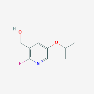 molecular formula C9H12FNO2 B6297706 (2-Fluoro-5-isopropoxypyridin-3-yl)methanol CAS No. 2145093-91-8