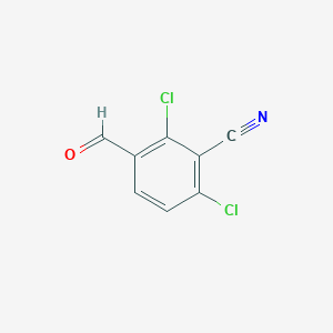 molecular formula C8H3Cl2NO B6297711 3-Cyano-2,4-dichlorobenzaldehyde CAS No. 2145093-86-1