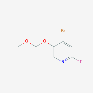 4-Bromo-2-fluoro-5-(methoxymethoxy)pyridine
